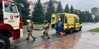 В ИнгГУ сотрудники МЧС России провели учения по пожарной безопасности - ГУ МЧС