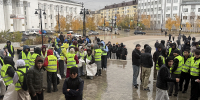 В Якутске завершился второй этап молодёжного субботника «Молодёжь за чистый город» - Администрация г. Якутск
