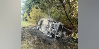 На воронежской трассе автомобиль Peugeot после массового ДТП вылетел в кювет и загорелся - РИА Воронеж