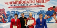 Сотрудники ОМВД России по Гумбетовскому району стали призерами чемпионата РД по самбо - Гумбетовский район