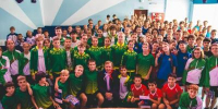 Встреча участников «Президентских состязаний» с Народным артистом России Юрием Черновым на кинофестивале «Алые паруса» - Фурмановский район