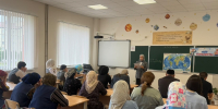 Лекцию, посвященную профилактике ОРВИ и необходимости вакцинации против гриппа, провели для сотрудников ГБОУ СОШ № 3 г.Магас - Роспотребнадзор