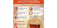 Правила пожарной безопасности при эксплуатации печного отопления. - Шипуновский район