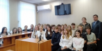 Экскурсия для старшеклассников Тюкалинского Лицея - Тюкалинский городской суд