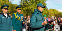 Кадеты-первокурсники МЧС приняли присягу в           столице Кузбасса - МЧС России