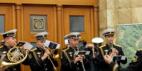 К 120-летию Шостаковича в метро Петербурга выступил Адмиралтейский оркестр | ФОТО АВТОРА - С.-Петербургские ведомости