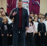 Настоятель храма Казанской иконы Божией Матери деревни Арбузово иерей Димитрий Зворягин принял участие в школьной линейке Черкасской средней школы, посвященной началу учебной недели. 28 сентября 2026 года, Кромской район. - Орловская и Ливенская епархия