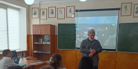 Священнослужитель провел беседу с учащимися школы № 14 села Надежда - Епархия