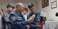 Студенты ВГМТ посетили испытательную пожарную лабораторию и пожарно-спасательную часть №2 - ГУ МЧС