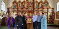 В Белгородской области ветераны МЧС передали храму рукописную икону - Комсомольская Правда