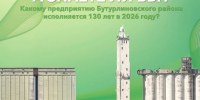 А знаете ли вы, какому предприятию Бутурлиновского района исполняется 130 лет в 2026 году?. - Бутурлиновский район