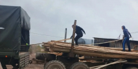 Из Варнавинского округа вновь направили партию пиломатериала и гуманитарной помощи в зону проведения СВО - Варнавинский муниципальный округ