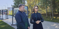 Альфия Когогина ознакомилась с ходом благоустройства парка «Прибрежный» - Единая Россия