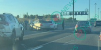 Пробки сохраняются на месте смертельной аварии на КАД у Низино. Фото с места - 47 новостей