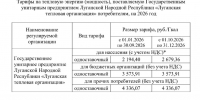 Обновление тарифов на тепловую энергию - Город Первомайск