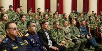 Сотрудник следственного управления СК России по Пензенской области поздравил бойцов отряда содействия «Тигр» с завершением восьмой смены учебно-тренировочных сборов - Следственный комитет