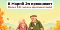 В Марий Эл проживает почти 2,7 тысячи долгожителей - Куженерский муниципальный район