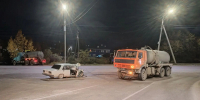 Молодая пара на ВАЗе в Улан-Удэ попала под КАМАЗ - ВостокТелеИнформ