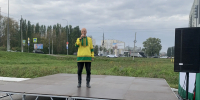 Ансамбль «Ивушки» районного Дома культуры ярко выступил на концертной программе, посвящённой осенней ярмарке местных товаропроизводителей в Пензе! - Малосердобинский район