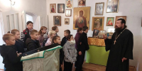Половинские школьники посетили храм в рамках урока ОРКСЭ - Епархия