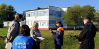 Тренировка по действиям при пожаре прошла в Ленинском районе - Администрация г. Барнаул