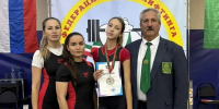 Бавлинки Анелия Ахметшина, Гузель Галиева, Эльза Ахметшина на Чемпионате Республики Татарстан / Фото: отдел развития спорта и туризма БМР - Бавлы-информ