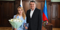 Леонид Пасечник встретился с Дарьей Сергеевной Лантратовой - Жизнь Луганска