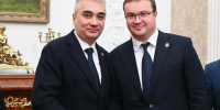 Виталий Хоценко и Посол Узбекистана Ботиржон Асадов рассмотрели новые возможности для расширения сотрудничества - Правительство Омской области