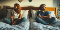 Мужчина и женщина / Фото: сгенерировано Midjourney / amic.ru - ИА Амител
