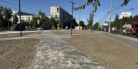 В Кировском районе завершается обновление территории вблизи гимназии №10 - Город Волгоград