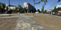 Парковка и новый тротуар появились у гимназии в Волгограде - Volganet.Net
