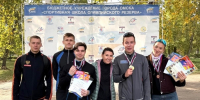 Спортсмены ОмГТУ заняли весь пьедестал на областных соревнованиях по полиатлону - ОмГТУ
