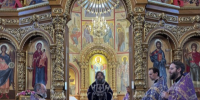 Архиерейское богослужение в Троицком кафедральном соборе г. Щигры. - Щигровская епархия