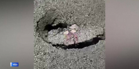 В Уфе на недавно отремонтированной улице Рабкоров появилась яма | ГТРК «Башкортостан» - ГТРК Башкортостан