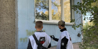 В рамках антинаркотической акции закрасили более 40 надписей на улицах района - Администрация г. Барнаул