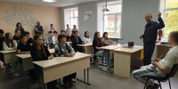 Участник СВО в Кильдюшевской школе. Фото: МБОУ "Кильдюшевская СОШ" - Газета Тетюшские зори