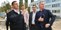 Олег Денисов проверил ход строительства ФОКа на Шуисте - Комсомольская правда
