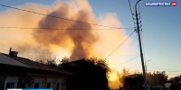 Появилось видео с места пожара на улице Подвойского в Уфе | ГТРК «Башкортостан» - ГТРК Башкортостан