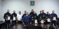Астраханских пожарных наградили за спасение детей - Астрахань 24