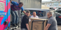 Боец в отпуске получил гуманитарный груз от Геленджика - Администрация г. Геленджика