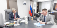 Дмитрий Миляев обсудил с ректором Университета Льва Толстого Константином Подрезовым концепцию развития вуза - Правительство области