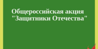 Второй этап общероссийской акции «Защитники Отечества».. - Алейский район