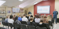 Молодежный совет Главного управления принял участие во Всероссийской акции «Спасибо, что мы вместе!» - МЧС Иркутской области