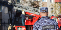 В Магадане сотрудники Росгвардии и МЧС провели совместную пожарную тренировку - Росгвардия