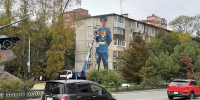 В Хабаровске продолжается реализация проекта «Муралы Победы» - Администрация г. Хабаровска