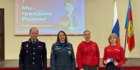 Председатель Молодёжного совета приняла участие в церемонии вручения паспортов юным владимирцам - МЧС