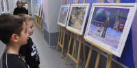 В школе искусств открылась выставка ко Дню пожилого человека - Город Дудинка