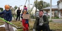 В Ленинском округе высадили Аллею Славы и Памяти в честь защитников Отечества - Ленинский городской округ
