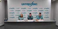 Участники пресс-конференции. Фото Никиты Грабовецкого, IRK.ru - Irk.Ru