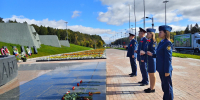 Сотрудники КП-2 ГУФСИН приняли участие в церемонии возложения цветов у памятника защитникам Москвы - УФСИН по г. Москве
